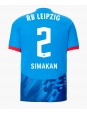 Billige RB Leipzig Mohamed Simakan #2 Tredjedrakt 2023-24 Kortermet